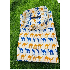 Camisa Casual Ligera de Verano para Hombre, Camisa Casual de Color Sólido para Uso Diario, de Exportador de India al Mejor Precio - Product Image 1