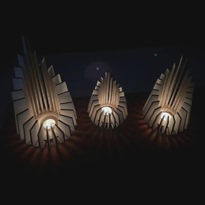 Nouvelle lanterne en bois pour bougie chauffe-plat, forme fantaisie, décoration d'intérieur, écologique, 16, 22, 29 cm - Product Image 2