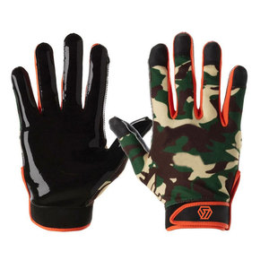Guantes de Fútbol Americano Transpirables a Precio Económico, Guantes de Fútbol Americano Hechos con Cuero de Primera Calidad - Product Image 1