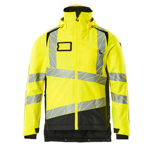 Chaqueta de Seguridad Reflectante de Alta Visibilidad OEM, Transpirable, Impermeable, Resistente al Viento, Certificada CE, Ropa de Trabajo para Adultos - Product Image 1