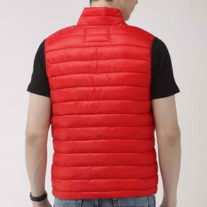 Gilet matelassé unisexe en toile contrastante, dernier design, style unique, imperméable, en polyester, pour l'hiver - Product Image 4