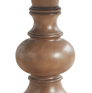 Mesa de comedor redonda moderna de madera maciza, estilo elegante y compacto, a precio de mayorista. - Product Image 4