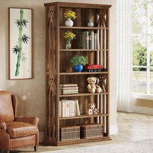 Libreria/Scaffale Pratico per Casa e Ufficio, Elegante Scaffalatura per Libri e Oggetti - Product Image 1