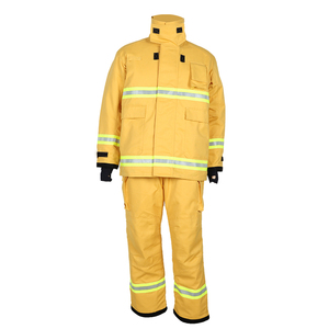 Combinaison de protection pour pompiers en aramide, vêtements de travail résistants au feu, veste et pantalon avec bandes réfléchissantes, vêtements de sécurité résistants à la chaleur pour les secours - Product Image 5