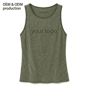 Pickleball Women's Tied Back Tank Top Mesh X Strap Printed Moisture Wicking Fitted Sport Apparel OEM ODM Custom Logo - Product Image 3