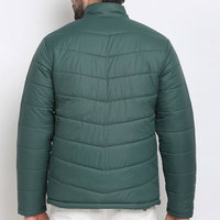 Chaqueta Acolchada Casual y Elegante para Hombre con Cuello Alto y Cierre de Cremallera, Ropa Abrigada para Clima Frío y Moda Urbana