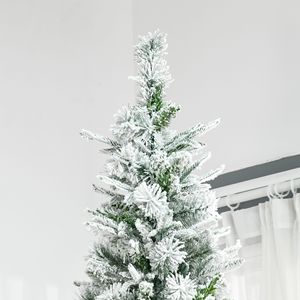 Albero di Natale Artificiale in Pino Innevato Non Illuminato da 2,7 m con 1159 Punte Verdi e Rami Realistici - Product Image 3