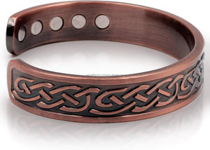 Brazalete Magnético de Cobre Puro con Nudo Celta, Brazalete Vintage para Alivio del Dolor de Artritis, Terapia para Hombres y Mujeres, Venta al Por Mayor - Product Image 2