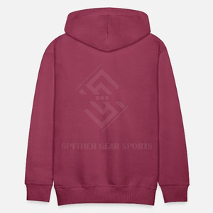 เสื้อฮู้ดผู้ชายผ้าฝ้ายผสมระบายอากาศดี ตกแต่งด้วยคริสตัล เหมาะสำหรับฤดูหนาว ทรงหลวม สไตล์สตรีทแวร์ เป็นมิตรต่อสิ่งแวดล้อม - Product Image 2