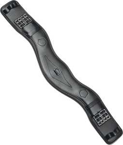 Sangle de cheval en cuir véritable pour selles anglaises – Sangle équestre réglable avec finition haut de gamme - Product Image 1