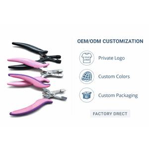 Pince professionnelle en acier inoxydable pour retirer les extensions de cheveux, disponible en plusieurs couleurs, pour usage en salon, prix d'usine OEM - Product Image 6
