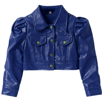 Blouson universitaire rouge pour homme avec logo frontal, fermeture à boutons recouverts, couleur unie, coupe ajustée, coupe-vent d'hiver, écologique et respirant
