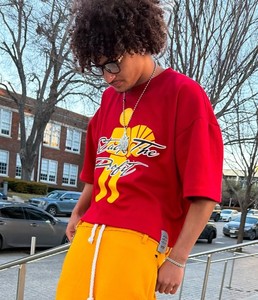 T-shirts pour hommes à imprimé numérique original High Street, 100% coton, streetwear unisexe, t-shirts amples à manches courtes pour hommes, vêtements - Product Image 1