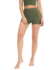 Vente en gros de short motard taille haute élastique et respirant pour femmes vêtements de sport sans couture pour la gym et le fitness - Product Image 1