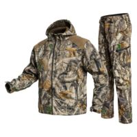 Ensemble veste et pantalon de chasse et de randonnée haut de gamme, imperméable, coupe-vent et respirant, pour l'aventure en plein air – Fournisseur en gros