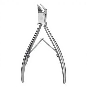 Outil à ongles en acier inoxydable, service OEM, logo personnalisé, haute qualité, durable, léger, portable, antidérapant, ouverture large de la mâchoire incurvée - Product Image 1