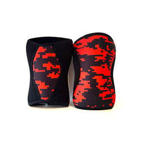 Genouillère de soutien professionnelle en néoprène de 7 mm de haute qualité, robuste, souple, antidérapante et imperméable, personnalisable pour l'entraînement, les squats et les soulevés de terre - Product Image 1