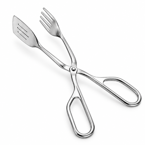 Pinces de cuisine en acier inoxydable pour barbecue, service de salade, résistantes à la chaleur, ustensile de cuisine, logo personnalisé - Product Image 1