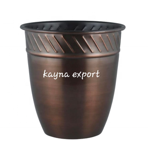 Nouvellement moderne élégant martelé cuivre Antique fini métal planteur décoration intérieure pour sol et maison jardin décoration - Product Image 4