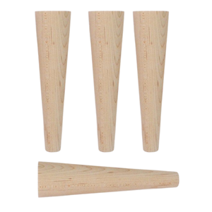 Pieds de meubles en bois massif OEM, robustes, pour remplacement de canapé, composants pour canapé et meubles de rangement - Product Image 2