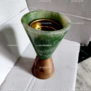 เตาอีพ็อกซี่เรซินคาบคาร่าทำด้วยมือสำหรับบาคูร์ฐานไม้จันทน์ที่สง่างามการออกแบบทางศาสนา - Product Image 1