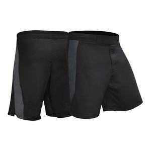 Pantalones cortos de boxeo de mma de lucha personalizada, alta calidad, bajo precio, al por mayor, logo personalizado, color negro - Product Image 6