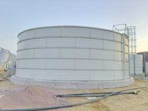 Réservoir de stockage d'eau industriel en zinc-aluminium, capacité de 1500 m³, avec garantie d'un an pour les applications de boissons - Product Image 2