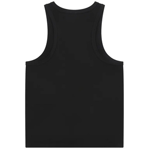<b>Men</b> Black Sleeveless Tank Top Crew Neck Plain Cotton Muscle Fit Undershirt All Seasons Athletic Wear and reasonable prices - Product Image 5