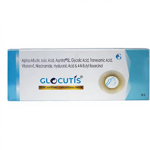 Crema Aclarante para la Piel Glocutis 30g con Alfa Arbutina, Ácido Kójico y Niacinamida para Manchas Oscuras, Pigmentación y un Tono de Piel Uniforme y Radiante - Product Image 1