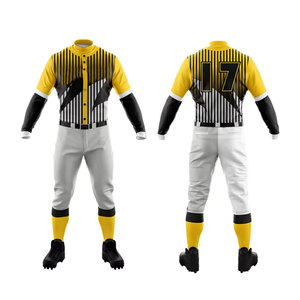 Hot Sale Sports Wear Baseball Uniform High Quality Custom Logo <b>Men's</b> Baseball Uniform Top Demanded Baseball Uniform - Product Image 1