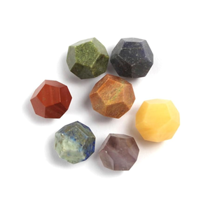 High Quality 7 Chakra Stone Dodecahedron Crystal Natural Reiki Healing Crystal Gemstone <b>Trophy</b> Crystal Gemstone Wholesaler - Product Image 5