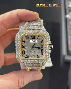 Montre de luxe au design unique avec diamants, montre-bracelet tendance pour homme, idéale pour un usage quotidien, disponible en grande quantité. - Product Image 6