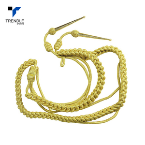 Aiguillette de bannière de régiment personnalisée de haute qualité, couleur sur mesure, à bas prix, en fil de soie - Product Image 3
