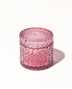 Vente en ligne de pot à bougie en verre Qualité minimaliste Bougeoir en verre agréable ou pot de stockage de cire Idéal pour décorer occasionnellement - Product Image 3
