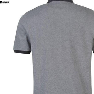 Polo homme gris uni le plus vendu 2026, manches courtes, coupe classique personnalisable, idéal pour l'été - Product Image 6