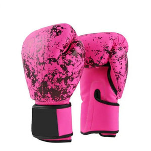 Gants de boxe d'entraînement en cuir marron Econex Sports avec fermeture et sangle de poignet réglable pour adultes - Product Image 2