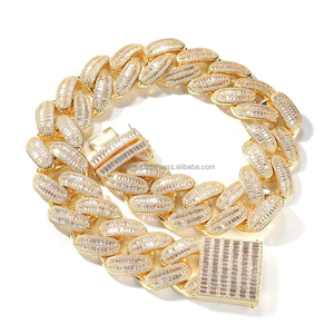 Bracelet tendance en diamant pour femmes et filles, bracelets haut de gamme personnalisés, 18,5 grammes, or jaune 24 carats, bijoux en diamant IGI, 24 diamants moissanite - Product Image 2