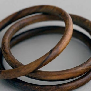 Bracelet jonc en bois de luxe élégant et de qualité supérieure, meilleur design, jonc en bois et résine, accessoire de mode vintage haut de gamme, artisanat naturel - Product Image 1