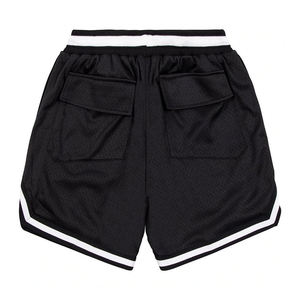Shorts de basket-ball en mesh respirant à séchage rapide pour hommes avec logo imprimé personnalisé - Product Image 4