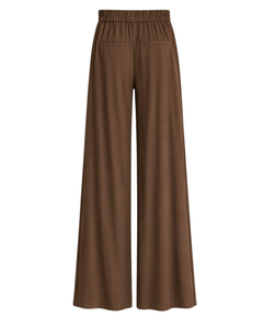 Chocolate Brown Wide Leg Pants Women Casual High Waist <b>Drawstring</b> <b>Trousers</b> Loose Fit Pants Comfortable Lounge Wear Fashion - Product Image 5