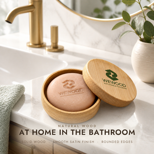 Custom <b>Bamboo</b> <b>Wooden</b> Round Box with Lid | Eco-Friendly Soap Gift <b>Packaging</b> OEM ODM - Product Image 5
