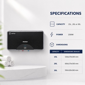 Chauffe-eau électrique compact de 30 litres pour salle de bain, avec contrôle intelligent, série S Rossi – Prix de gros direct usine vietnamienne - Product Image 1