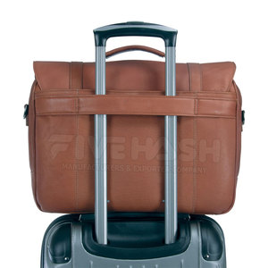 Stylish Leather <b>Laptop</b> <b>Bag</b> With Durable Material And Smart Storage Ideal For Business Use Office Carry And Travel Needs - Product Image 3