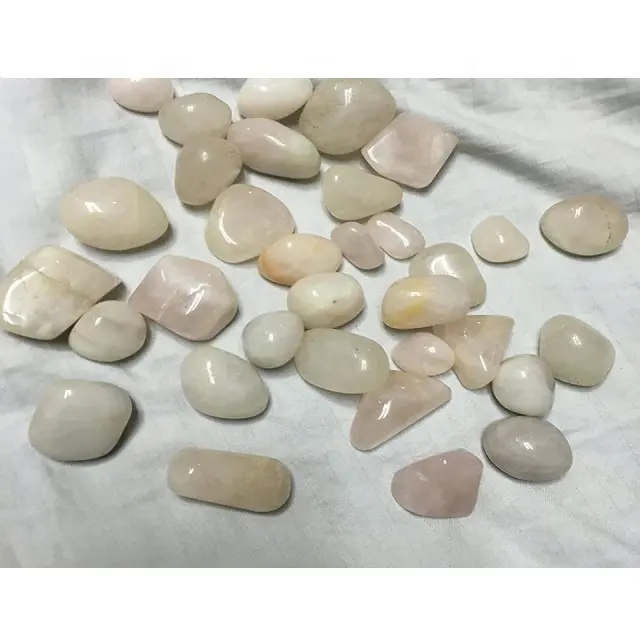 Natural Rose Quartz batu Oval Cut grosir longgar terkalibrasi batu permata pemasok harga pabrik beli Online sekarang alami mawar Q