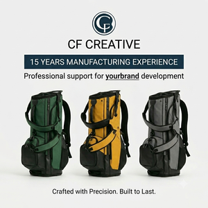 Professional Luxury Waterproof Nylon <b>Golf</b> Stand Bag with 14-Way Divider & Carbon Fiber Legs - Product Image 2