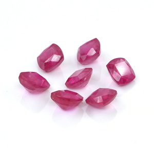 Natural Bangkok Ruby Calibrated 4mm <b>Cushion</b>, Natural Loose Faceted Ruby Gemstone For Jewelry Making Ready To Use - Product Image 4