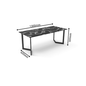 Modern U-Leg <b>Coffee</b> <b>Table</b> Powder-coated Steel Frame OEM/ODM High Quality Living Room Furniture MDF Tabletop - Product Image 2