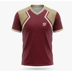 <b>Cheap</b> Price Team Clothing Short Sleeve Volleyball <b>Shirt</b> with Breathable Eco-Friendly Quick Dry Construction Long Lasting Print - Product Image 1