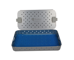 CareKIT Endosys Bandejas planas de aluminio anodizado Juego de instrumentos de fuente de alimentación manual Modelo 20-A147020 Reutilizable Certificado ISO13485 - Product Image 1