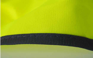 Gilet de sécurité réversible haute visibilité pour homme, vêtement de travail réfléchissant avec poches, fermeture pull-over, col en V, décontracté, été, 100% polyester - Product Image 3